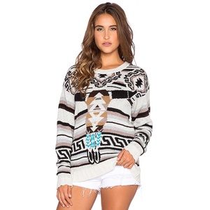 Jen’s Pirate Booty Sitting Bull Pullover Sweater